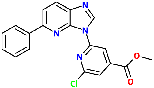 (image for) MC004620 Methyl 2-chloro-6-{5-phenyl-3H-imidazo[4,5-b]pyridin-3-yl}pyridine-4-carboxylate